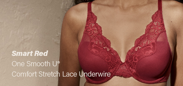 One Smooth U® Comfort Stretch Lace Underwire Bra