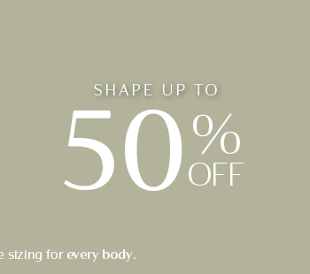 shape up to 50% off
