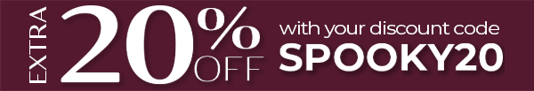 Save an Extra 20% Off with Code SPOOKY20